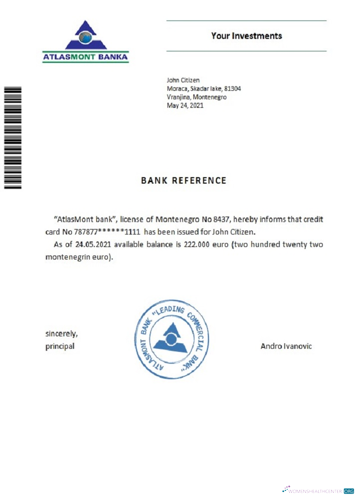 Download Montenegro Atlasmont bank reference Photoshop template